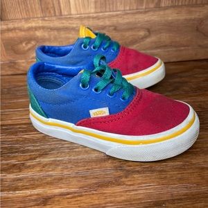 Toddler 6c multi-color vans